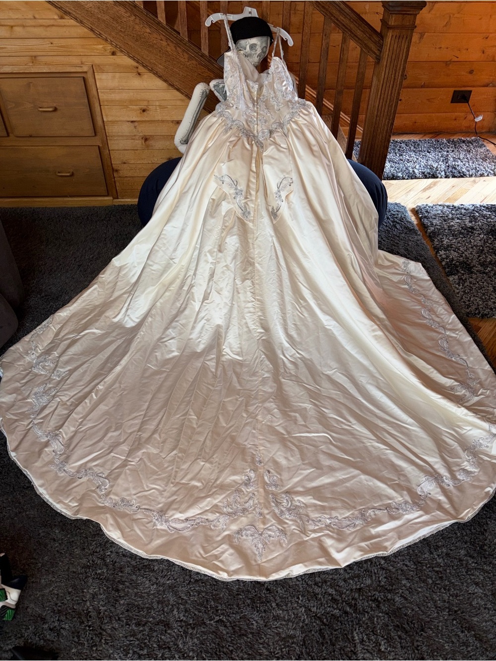 Vintage 2002 Eve of Milady Style 4117 Wedding Gown. Size 12 unaltered - Picture 12 of 14